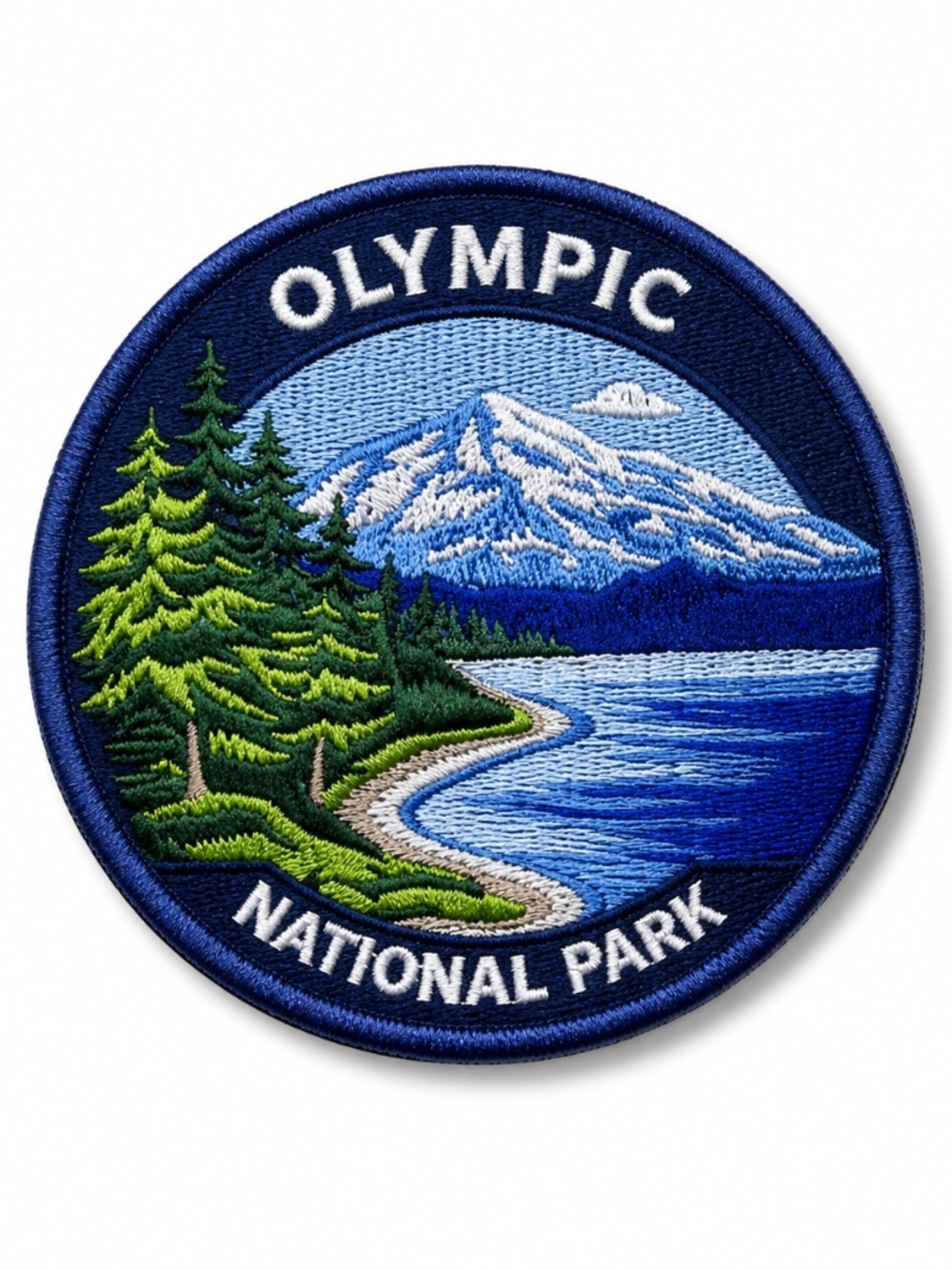 Olympic National Park Patch – 3 Inch Embroidered Travel Patch Washington Iron On